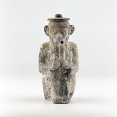 Very Rare Ewer of a Seated Monkey, C 1725, Qing Dynasty, Yongzheng Era