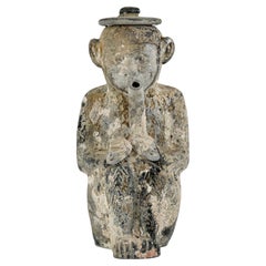 Rarissimo bicchiere con scimmia seduta, C 1725, dinastia Qing, epoca Yongzheng