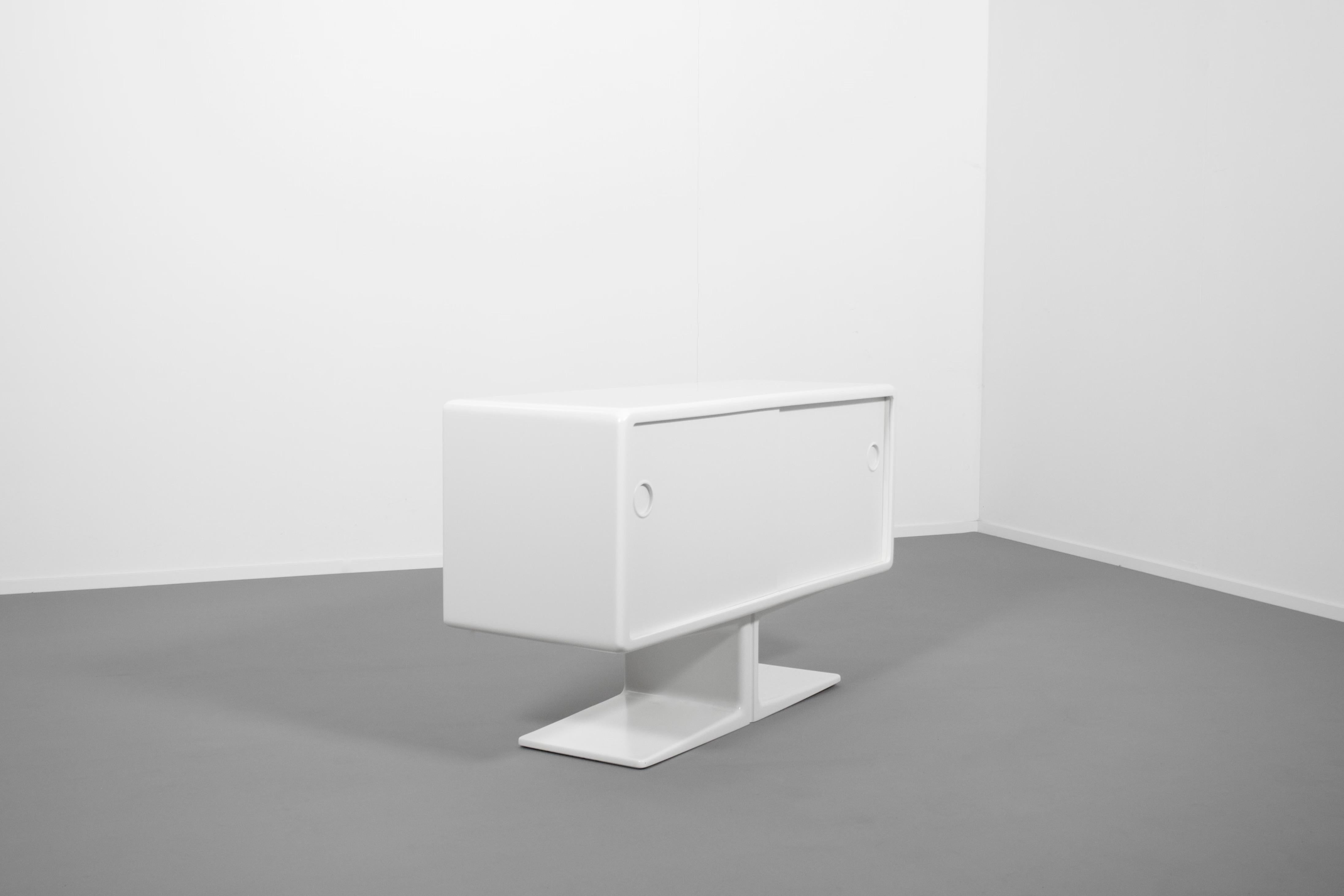 Space Age Very Rare Fiberglass Cabinet by Ernest Igl for Wilhelm Werndl