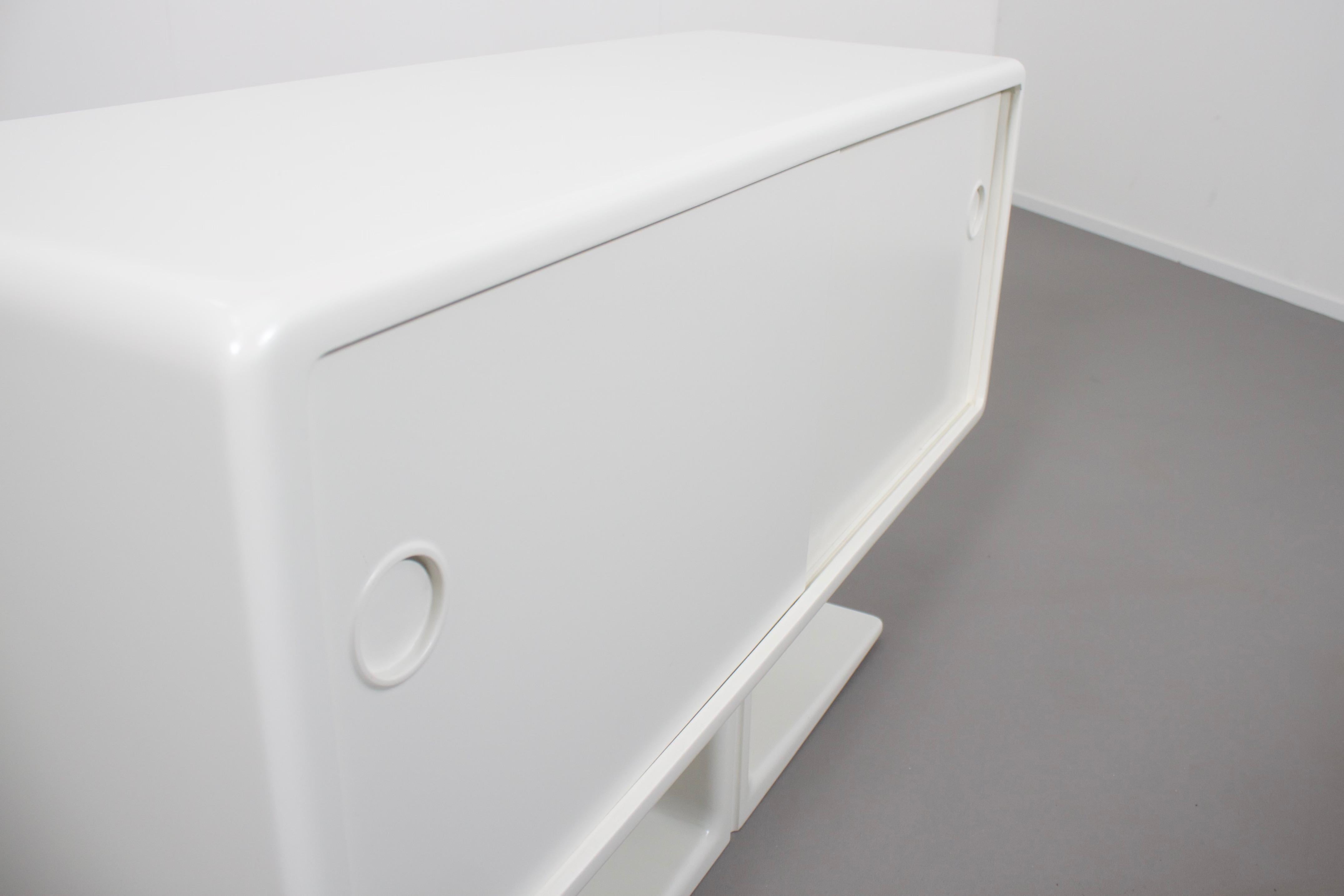 20th Century Very Rare Fiberglass Cabinet by Ernest Igl for Wilhelm Werndl