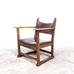 Very Rare Fireside Chair by Heinrich Kulka for Adolf Loos