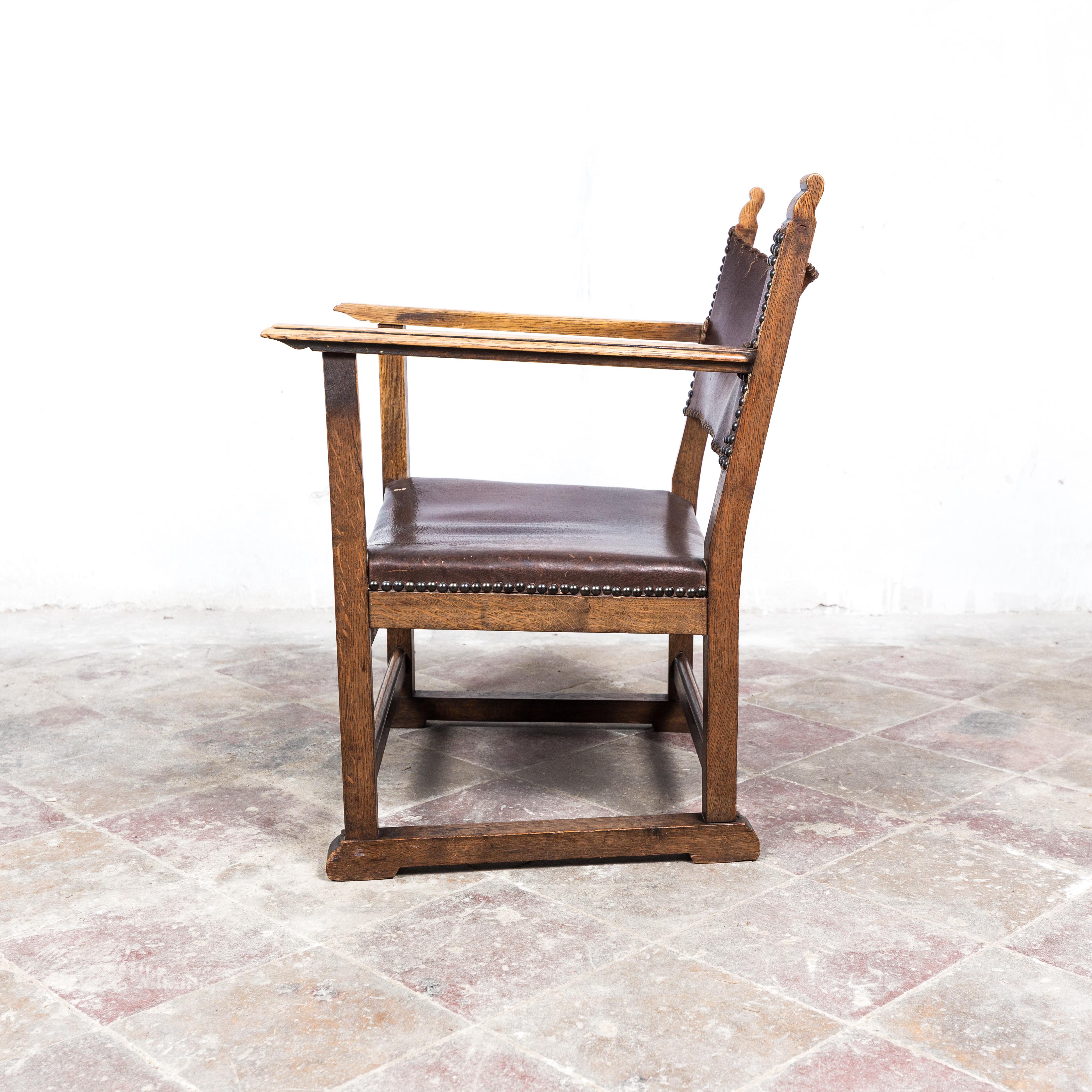Bauhaus Very Rare Fireside Chair by Heinrich Kulka for Adolf Loos