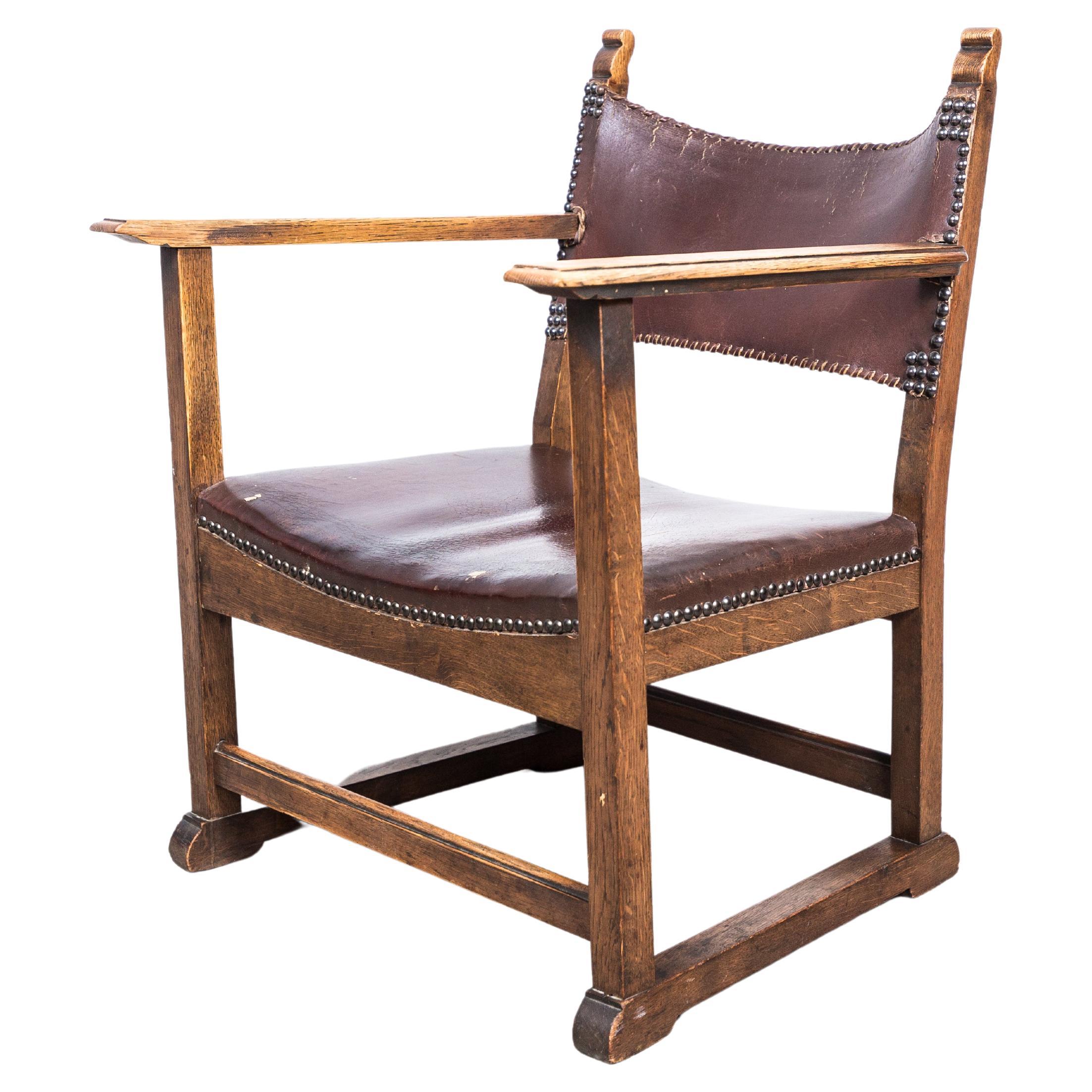 Very Rare Fireside Chair by Heinrich Kulka for Adolf Loos