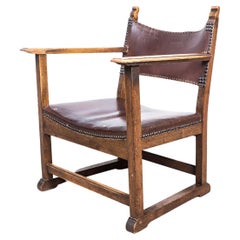 Very Rare Fireside Chair by Heinrich Kulka for Adolf Loos