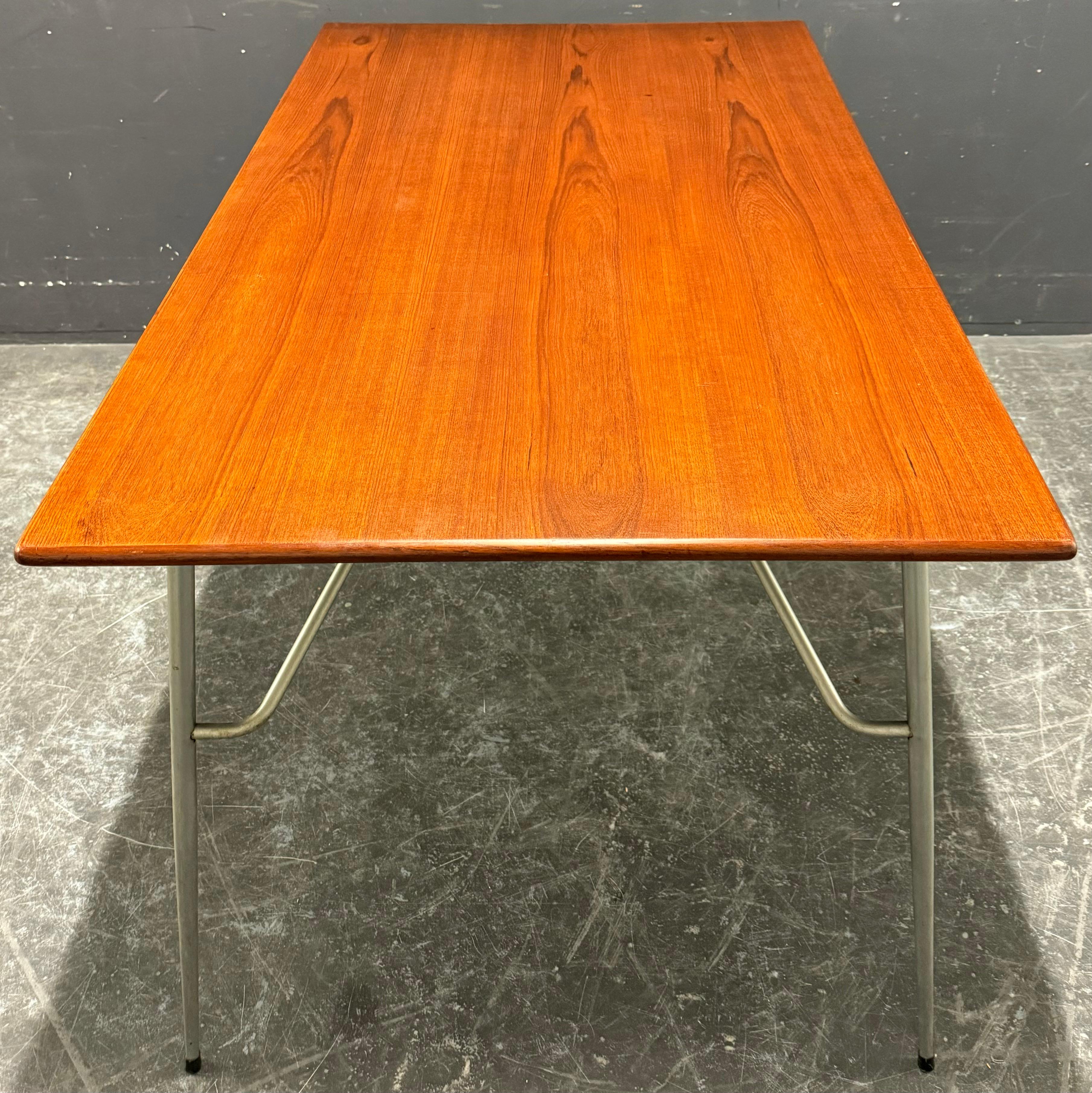 très rare table ou bureau pliable de Børge Mogensen pour søborg en vente 4