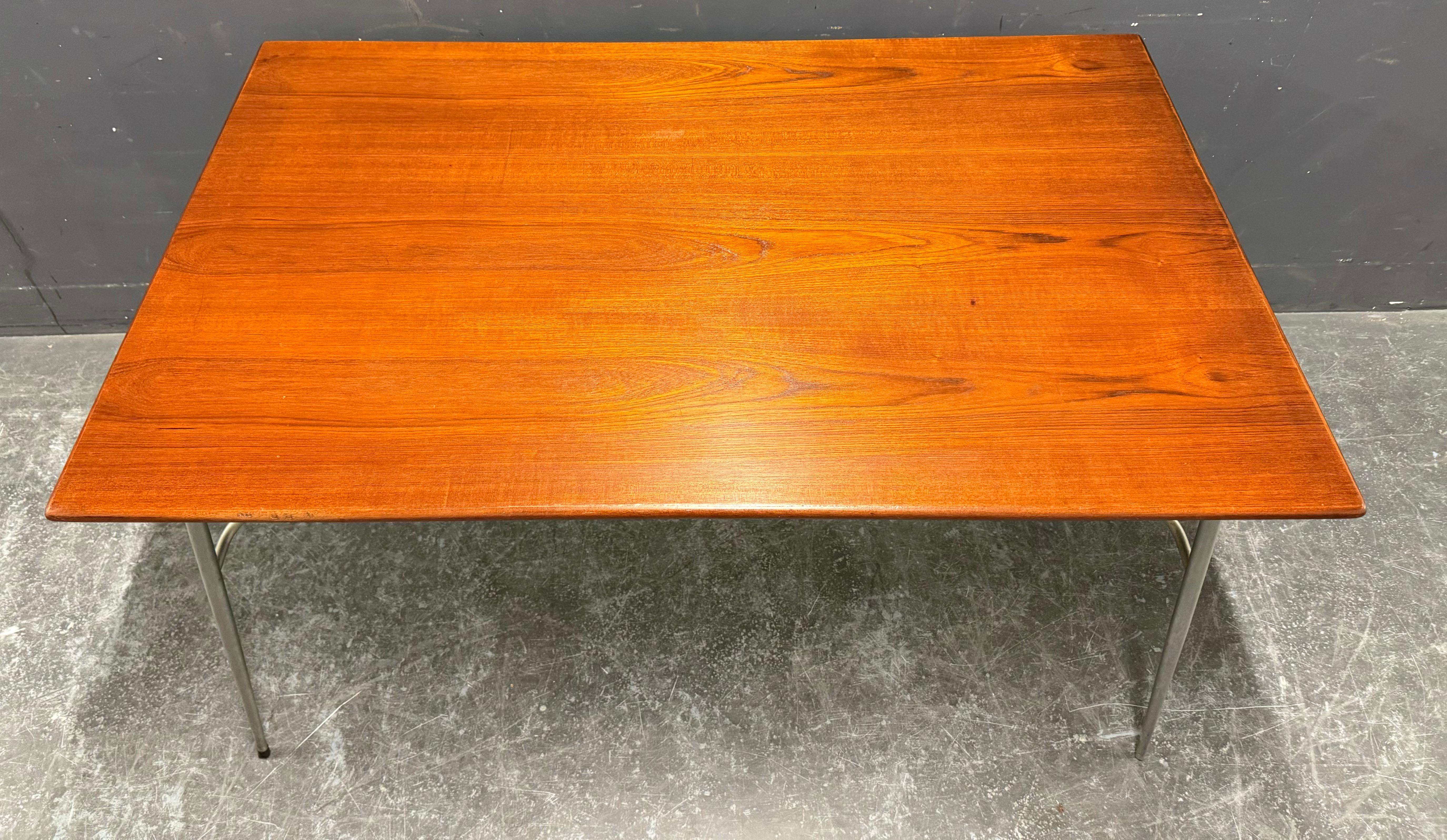 très rare table ou bureau pliable de Børge Mogensen pour søborg en vente 6
