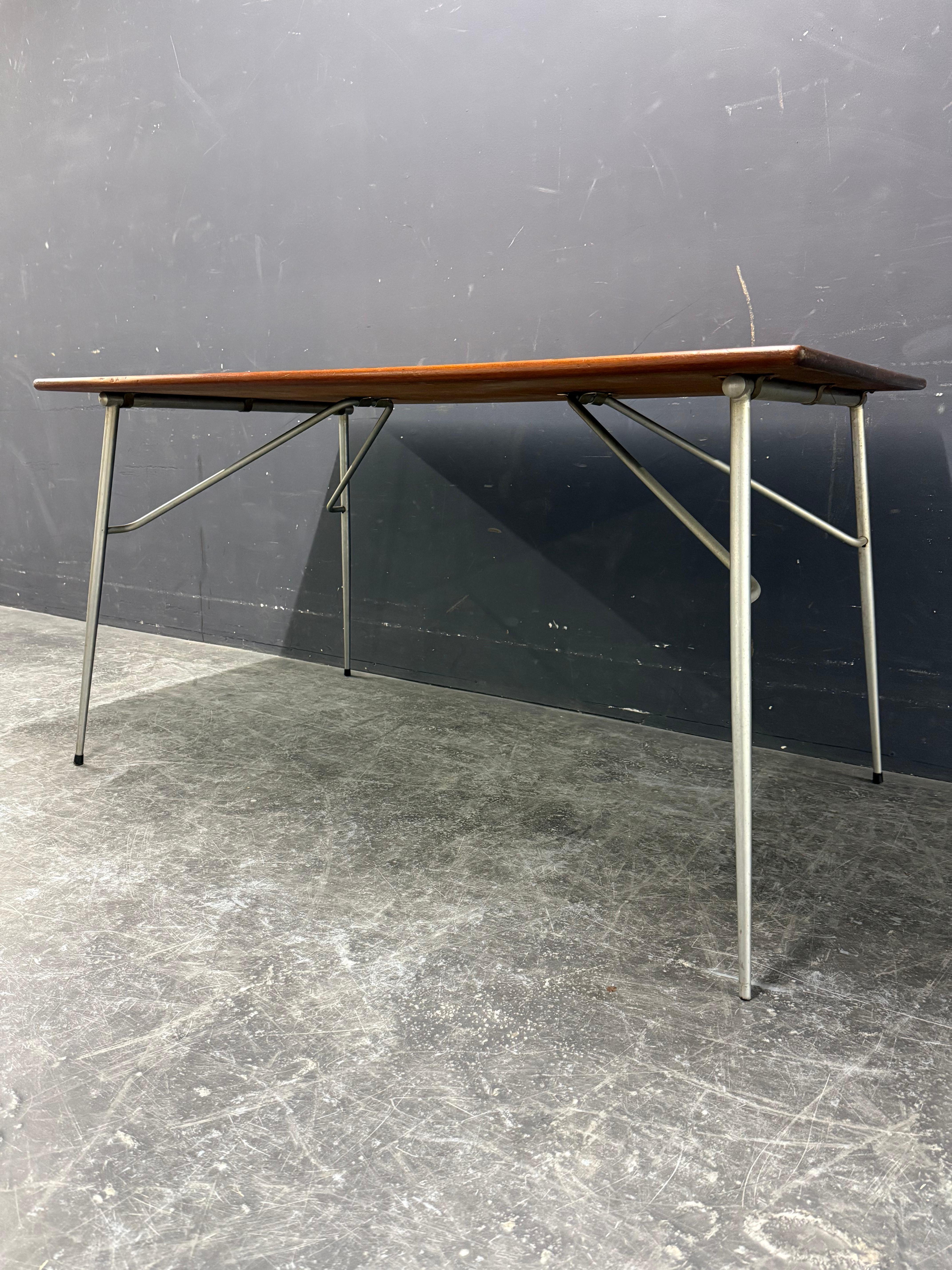 très rare table ou bureau pliable de Børge Mogensen pour søborg en vente 8