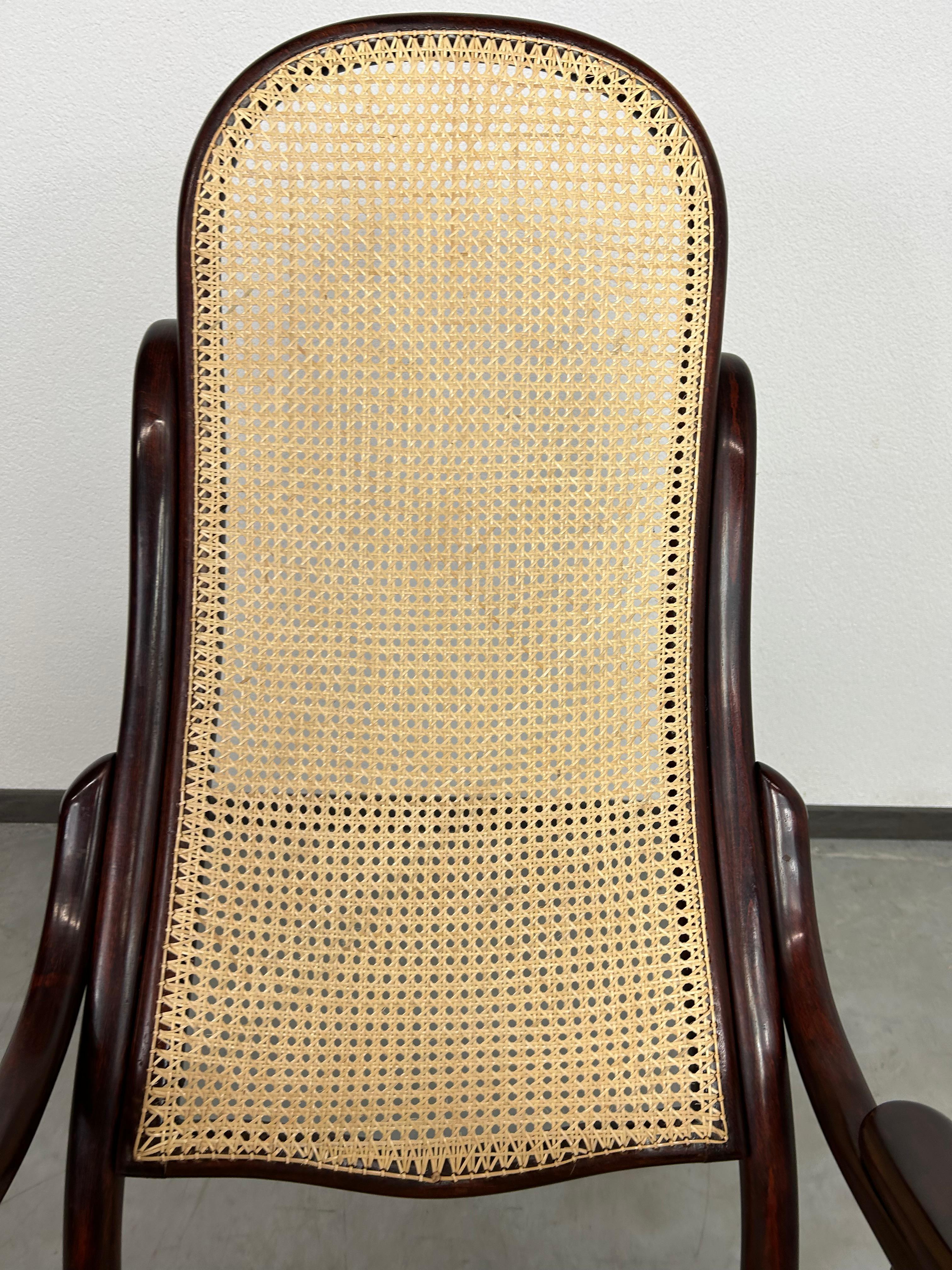 Very rare folding easy chair no.1 by Thonet For Sale 1