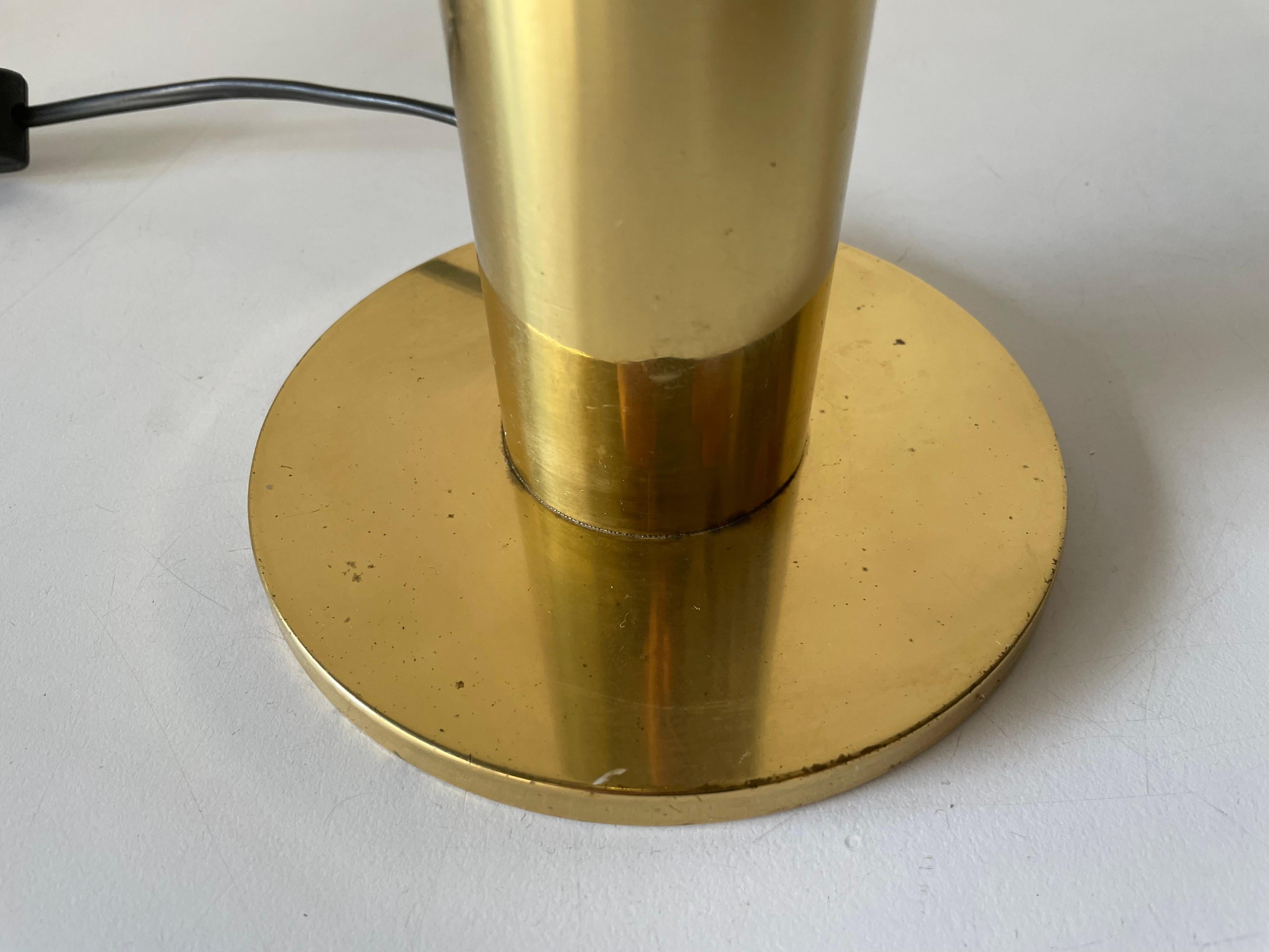 Very Rare Full Brass Table Lamp by Staff, 1970s, Germany 13
