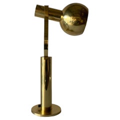 Rarissima lampada da tavolo in ottone pieno di Staff, anni '70, Germania