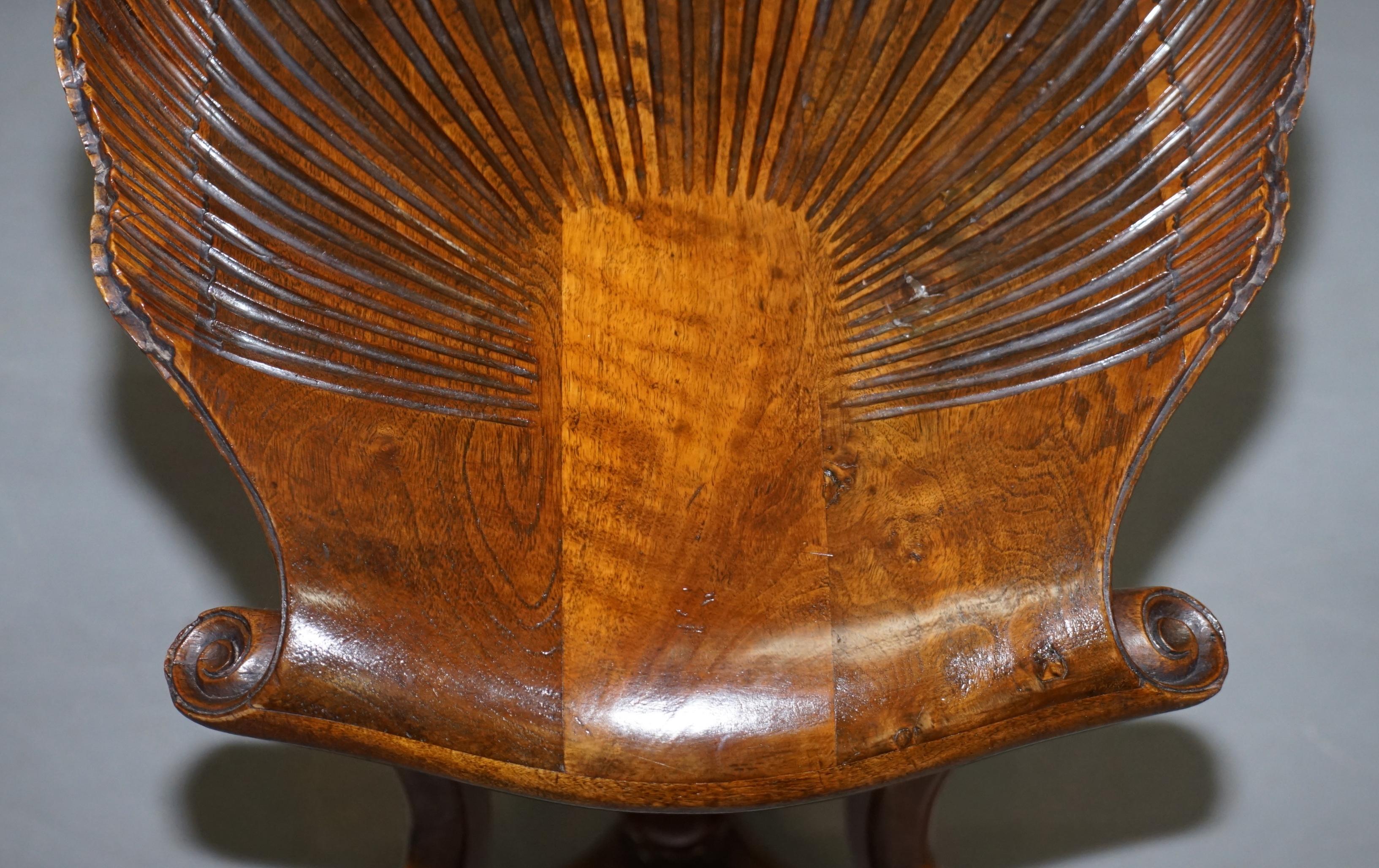 Very Rare Fully Restored 19th Century 1880 Italian Venetian Grotto Fantasy Stool 1