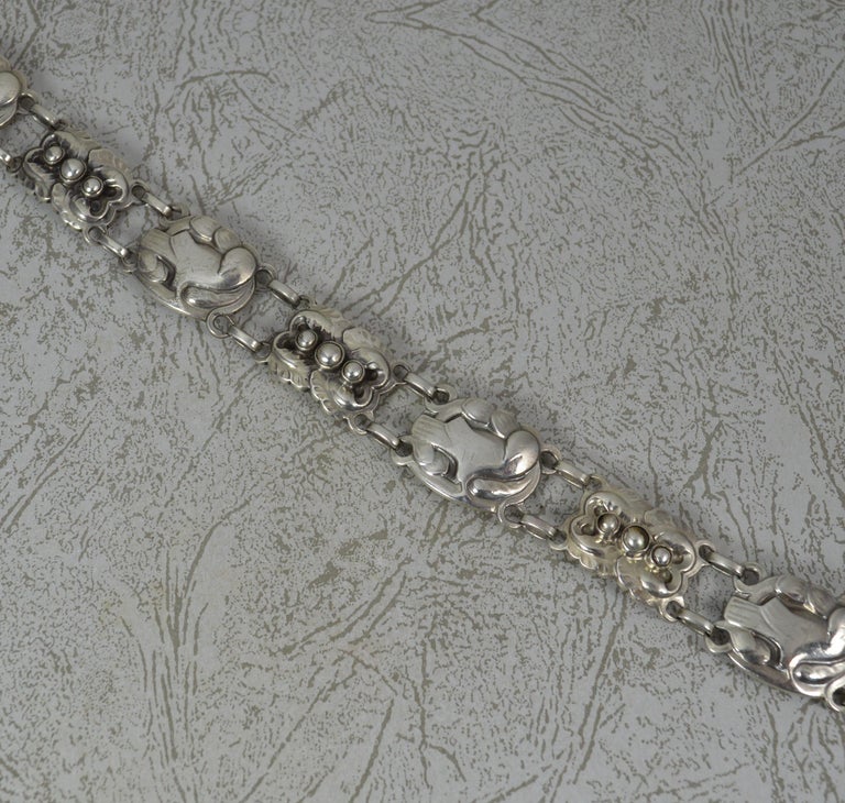 Very Rare Georg Jensen Sterling Silver Dove Bracelet #24 1933-44 For ...
