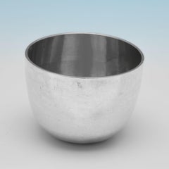 Very rare George II period tumbler cup hallmarked in Chester in 1753