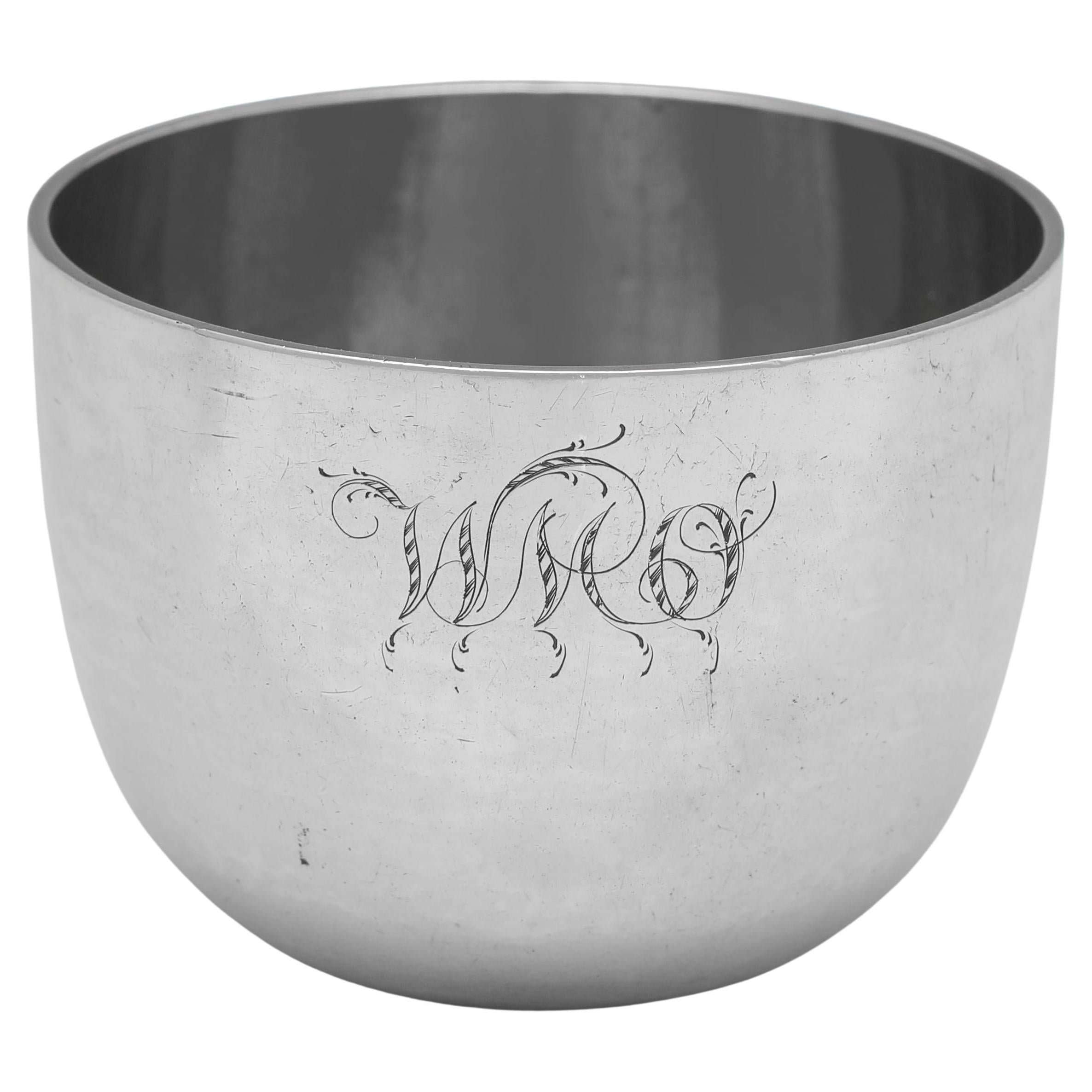 Rarísimo vaso de época Jorge II matasellado en Chester en 1753