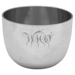 Rarísimo vaso de época Jorge II matasellado en Chester en 1753