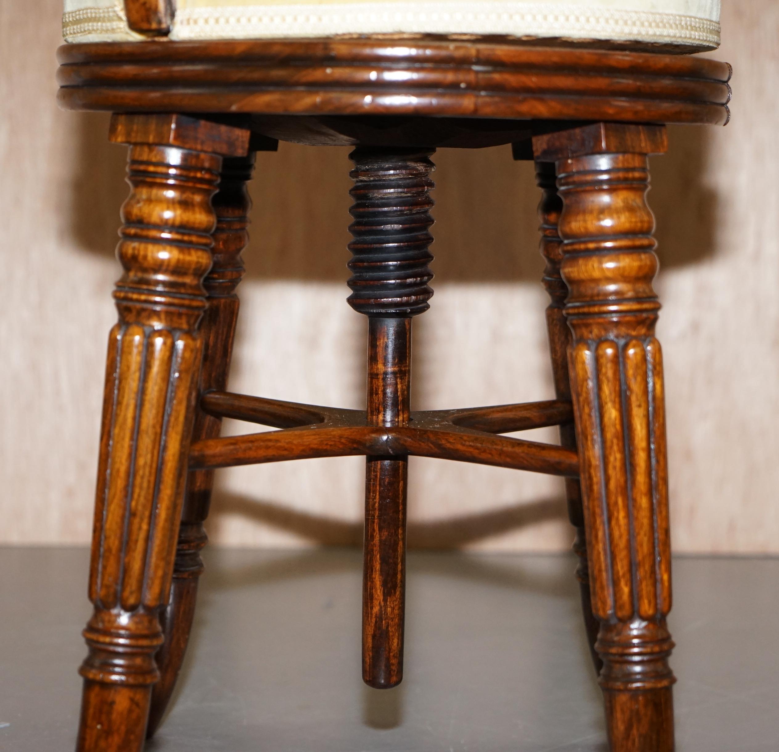 Chaise réglable Gillows of Lancaster Regency en bois de feuillus, très rare en vente 6