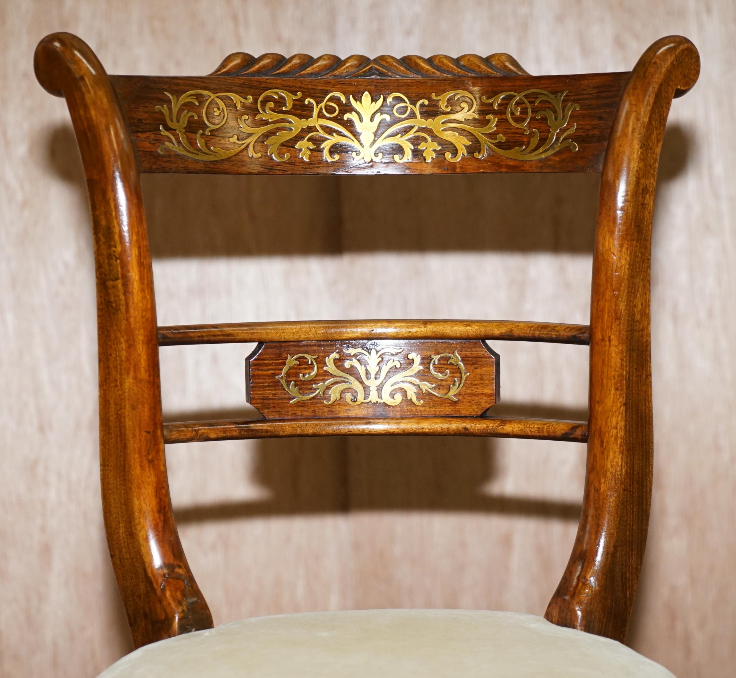 Fait main Chaise réglable Gillows of Lancaster Regency en bois de feuillus, très rare en vente
