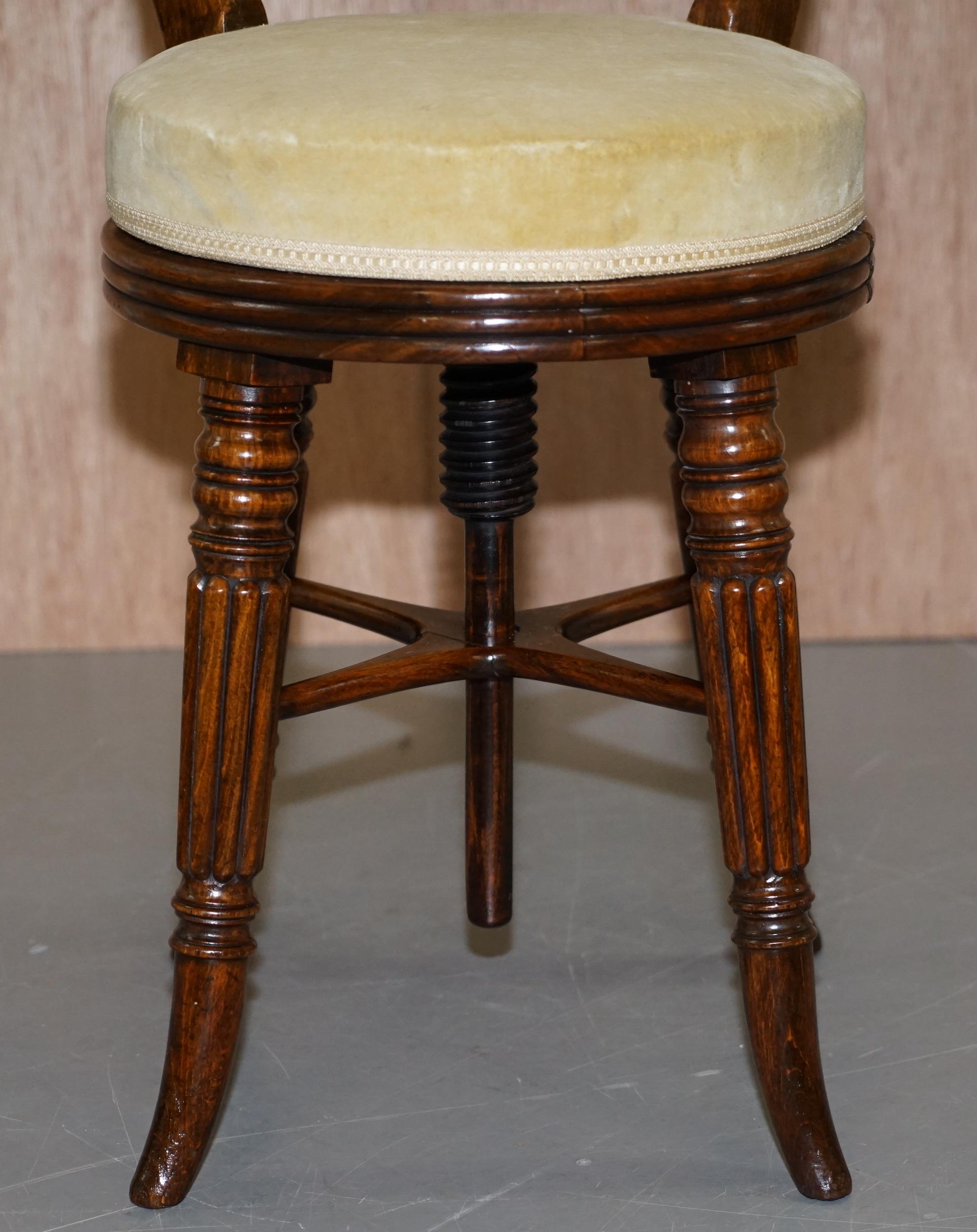 Chaise réglable Gillows of Lancaster Regency en bois de feuillus, très rare en vente 2