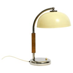 Very Rare Gorgeous 1930s Art Deco Table Lamp with Original Bakelite Shade