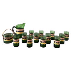 Very Rare Gucci 1970s Cold Drinks Set for 12, Italy