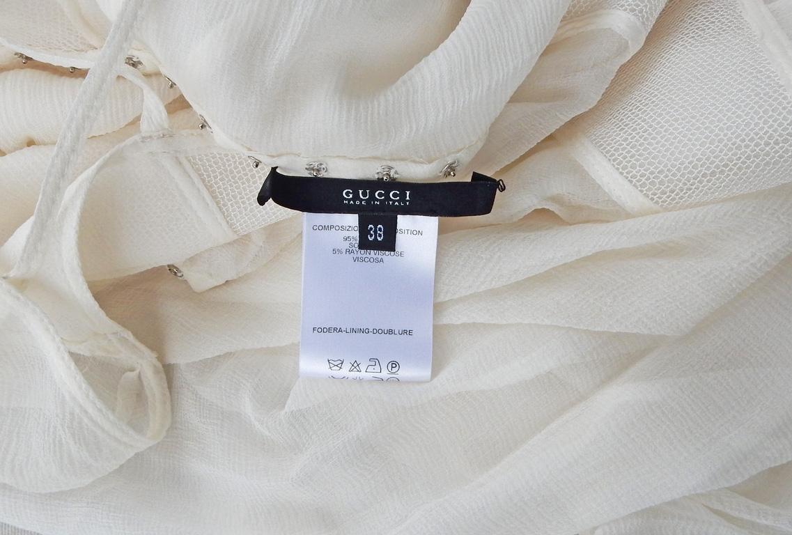 Very Rare Gucci by Tom Ford 2002 Seductively Sexy Evening Dress Gown  New! For Sale 4