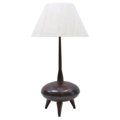 Very Rare Handmade Copper Floor Lamp from R.S.A., South Africa, 1970s
