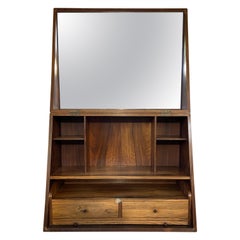 Vintage Very Rare Hardwood Vanity Unit by Poul Jensen