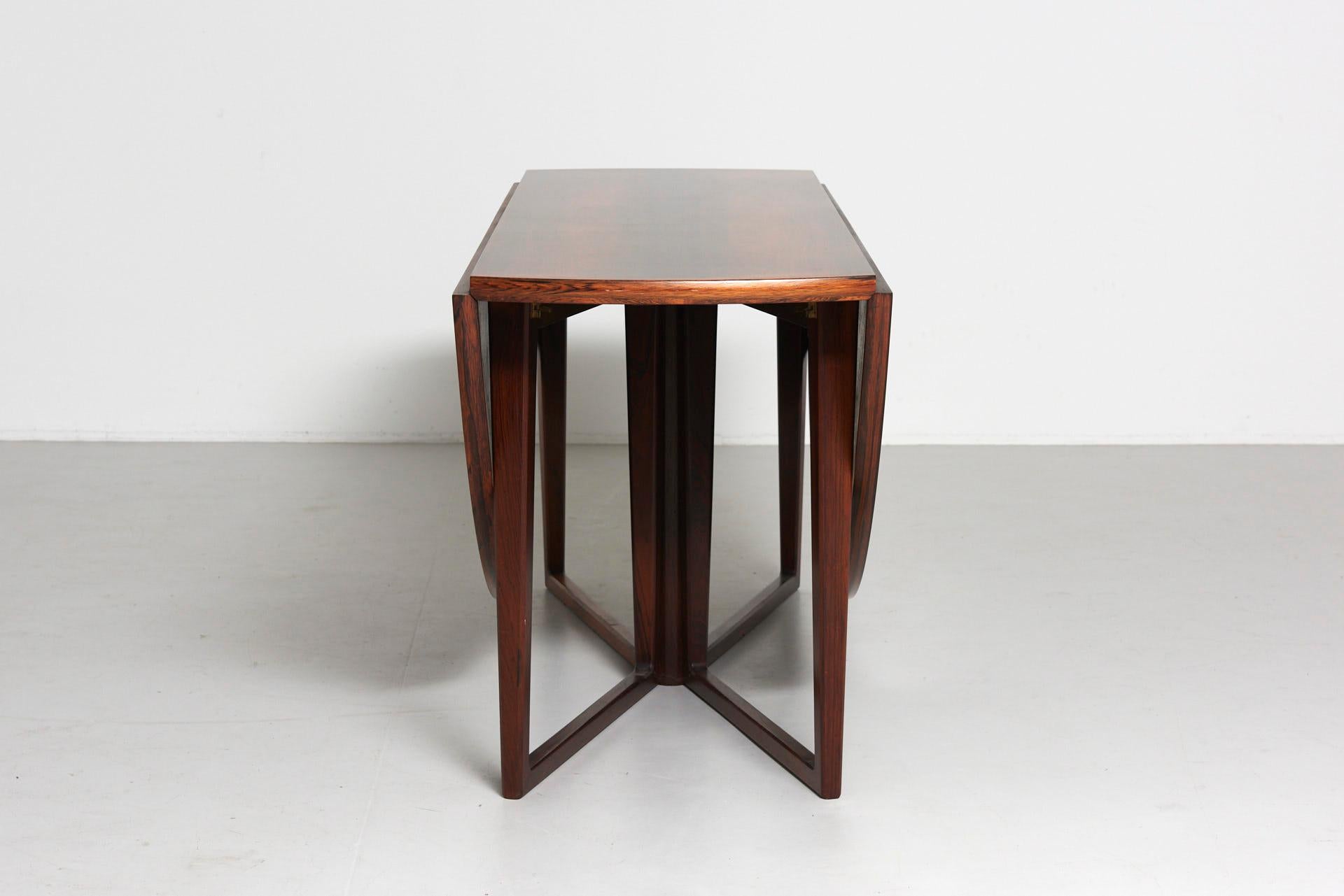 Very Rare Helge Sibast Dining Table in Rosewood, 1960s 1