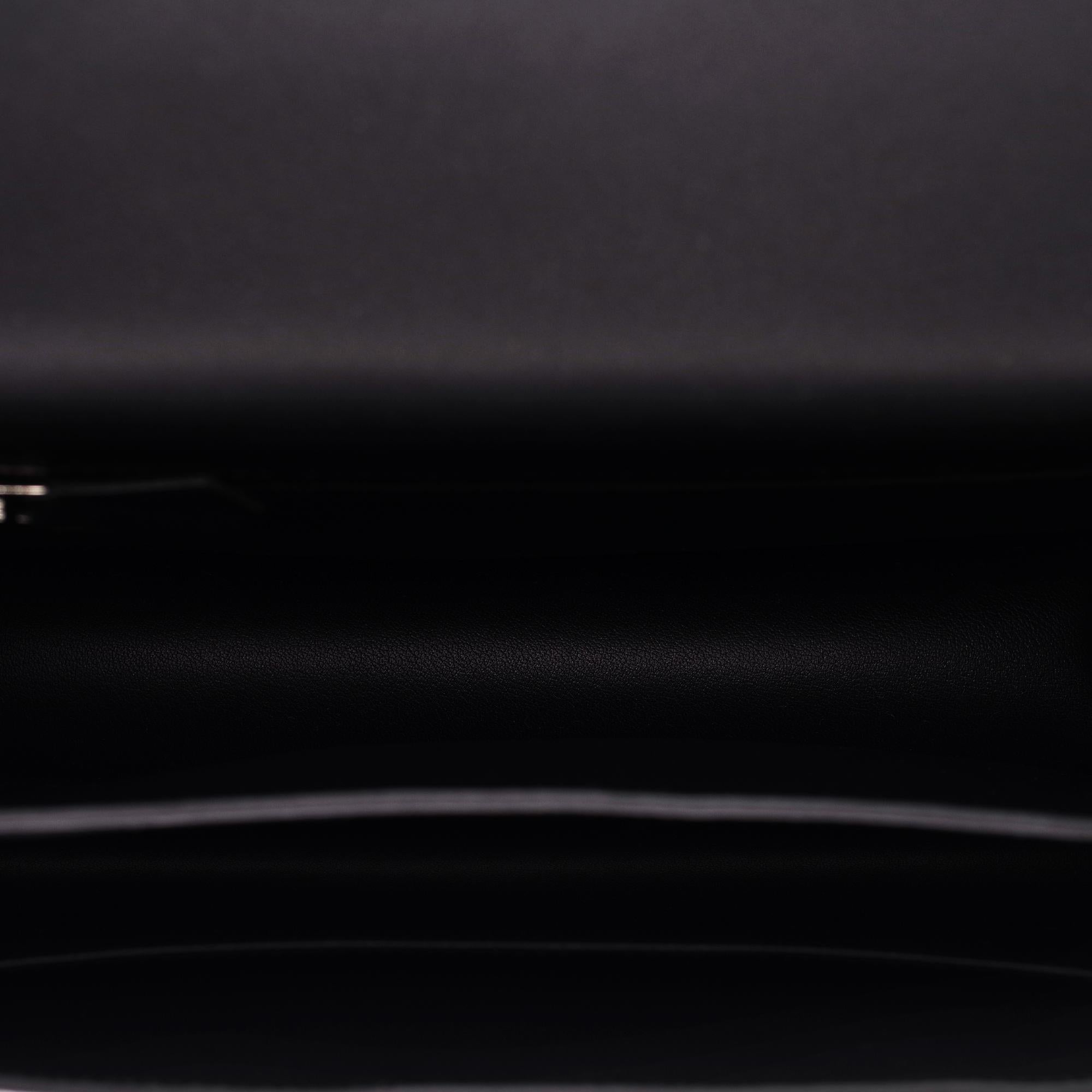 LIMITED EDITION Hermes Constance shoulder bag in bi-material:canvas&leather, PHW 3