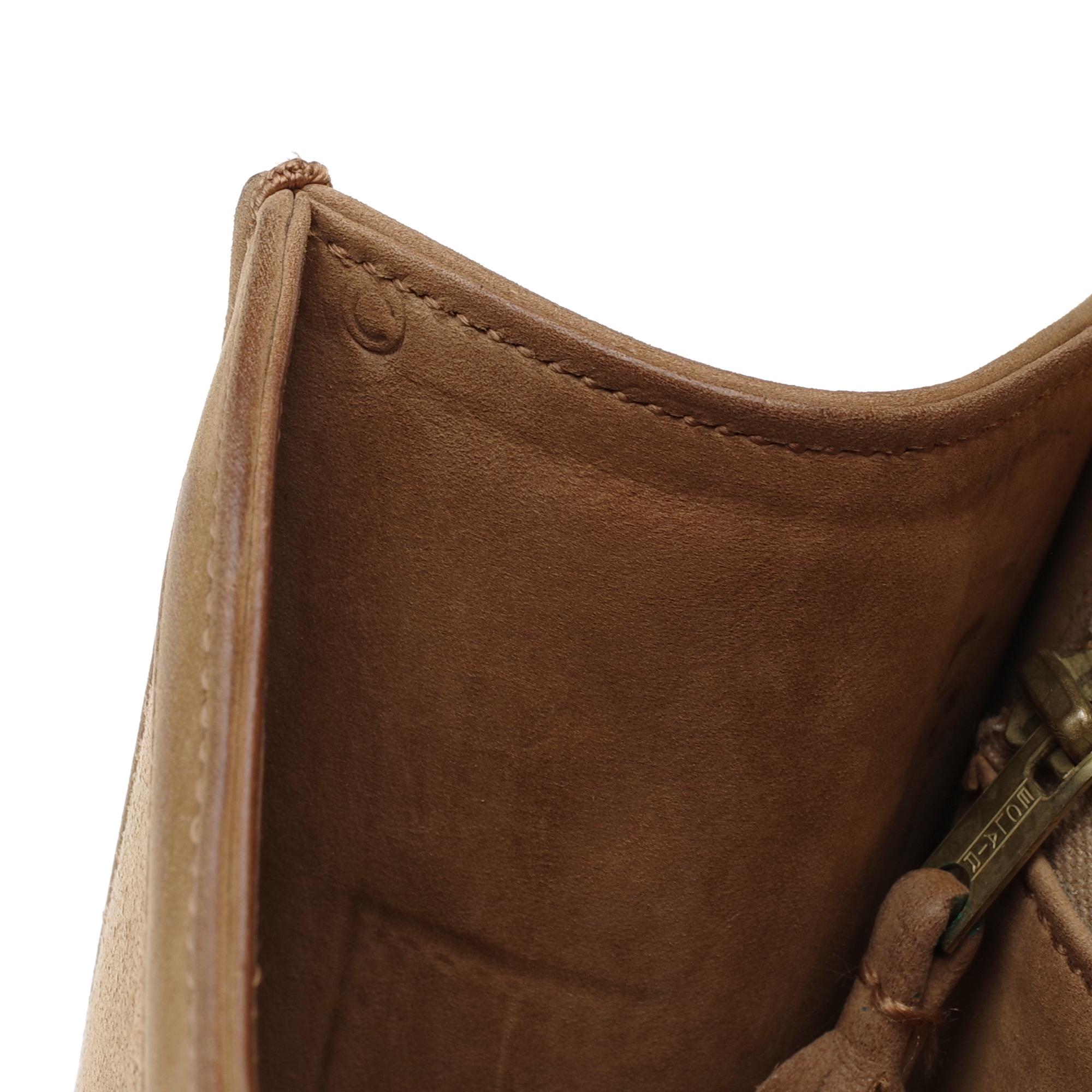 Brown VERY RARE Hermes Constance  DOBLIS shoulder bag in sand color & Gold hardware!