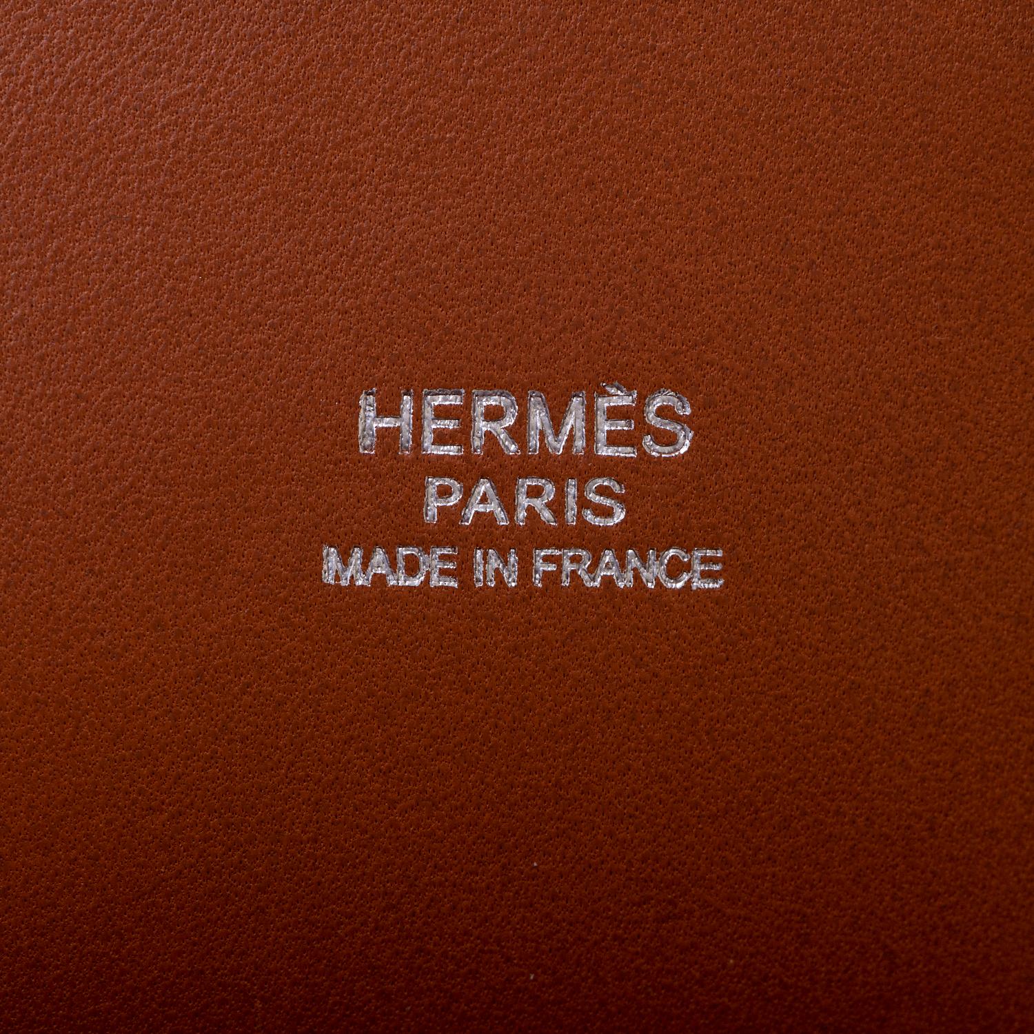 Orange Very Rare Hermes 'Mini Bolide' 25 - Miel Ostrich Leather with Ruthenium Hardware