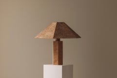 Very rare hexagonal cork table lamp by Ingo Maurer for M Design, Germany 1970s
