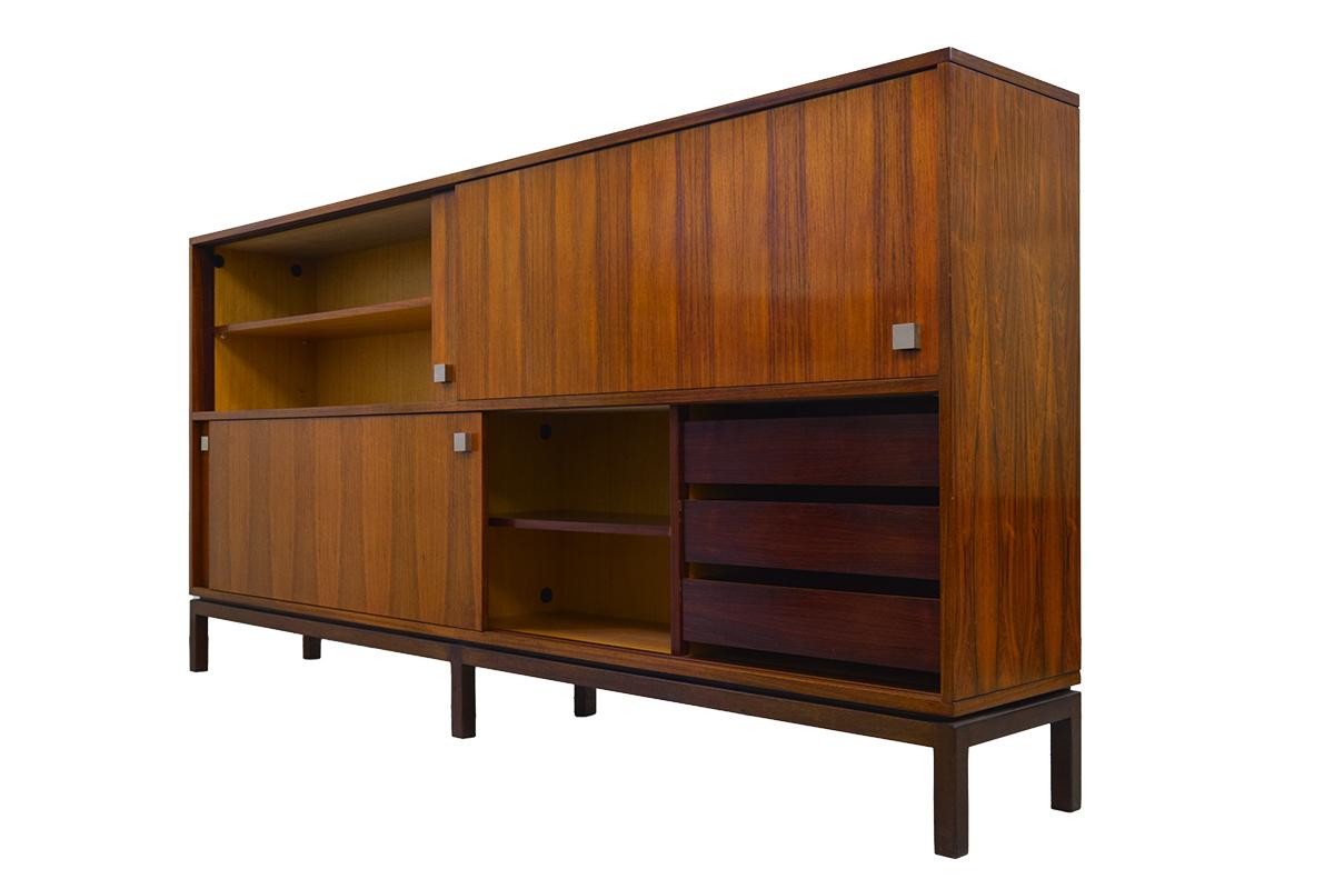Very Rare High Rosewood Sideboard by Alfred Hendrickx for Belform, 1960s 9