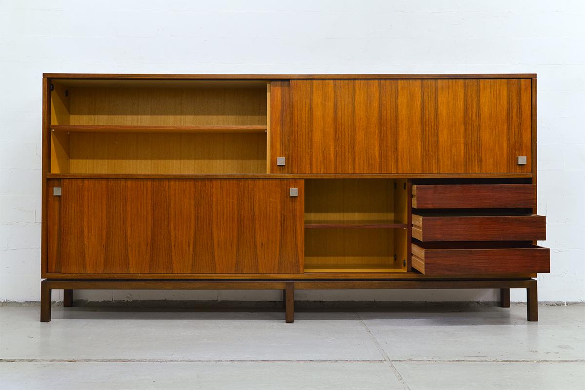 Belgian Very Rare High Rosewood Sideboard by Alfred Hendrickx for Belform, 1960s