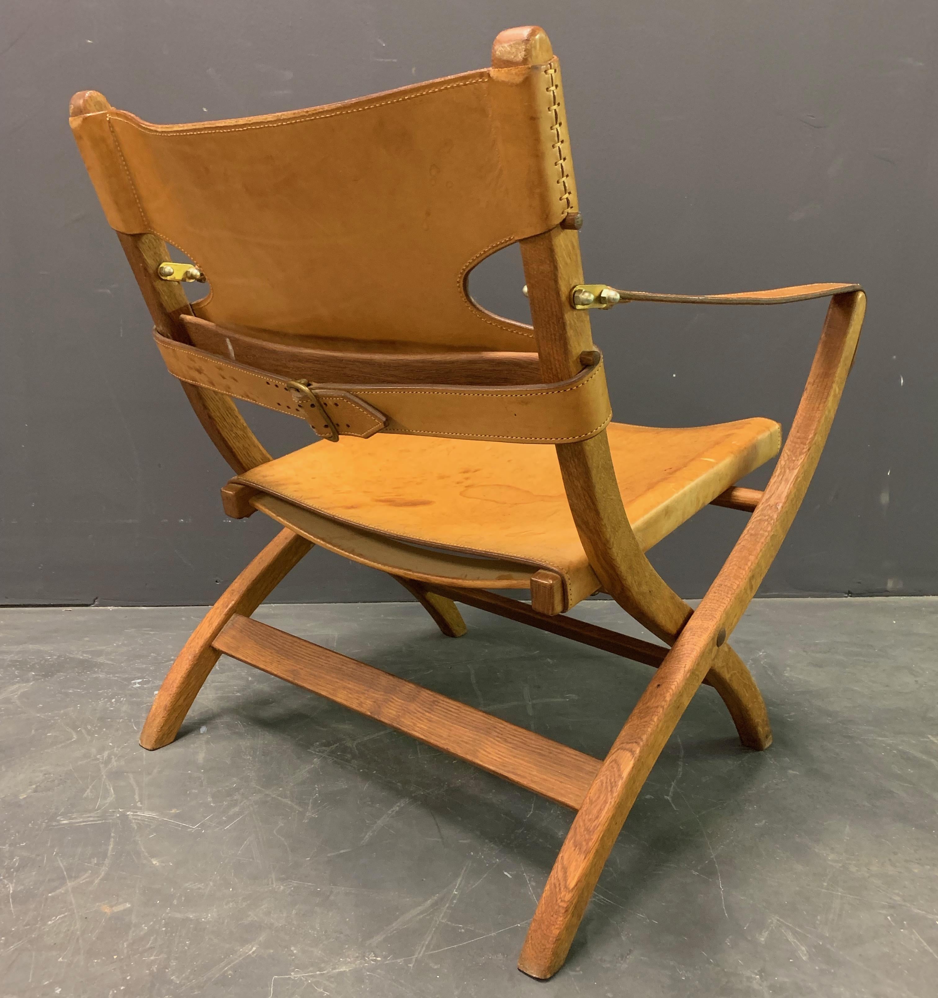 Scandinavian Modern Very Rare Hunting Lounge Chair PH70 by Poul Hundevad