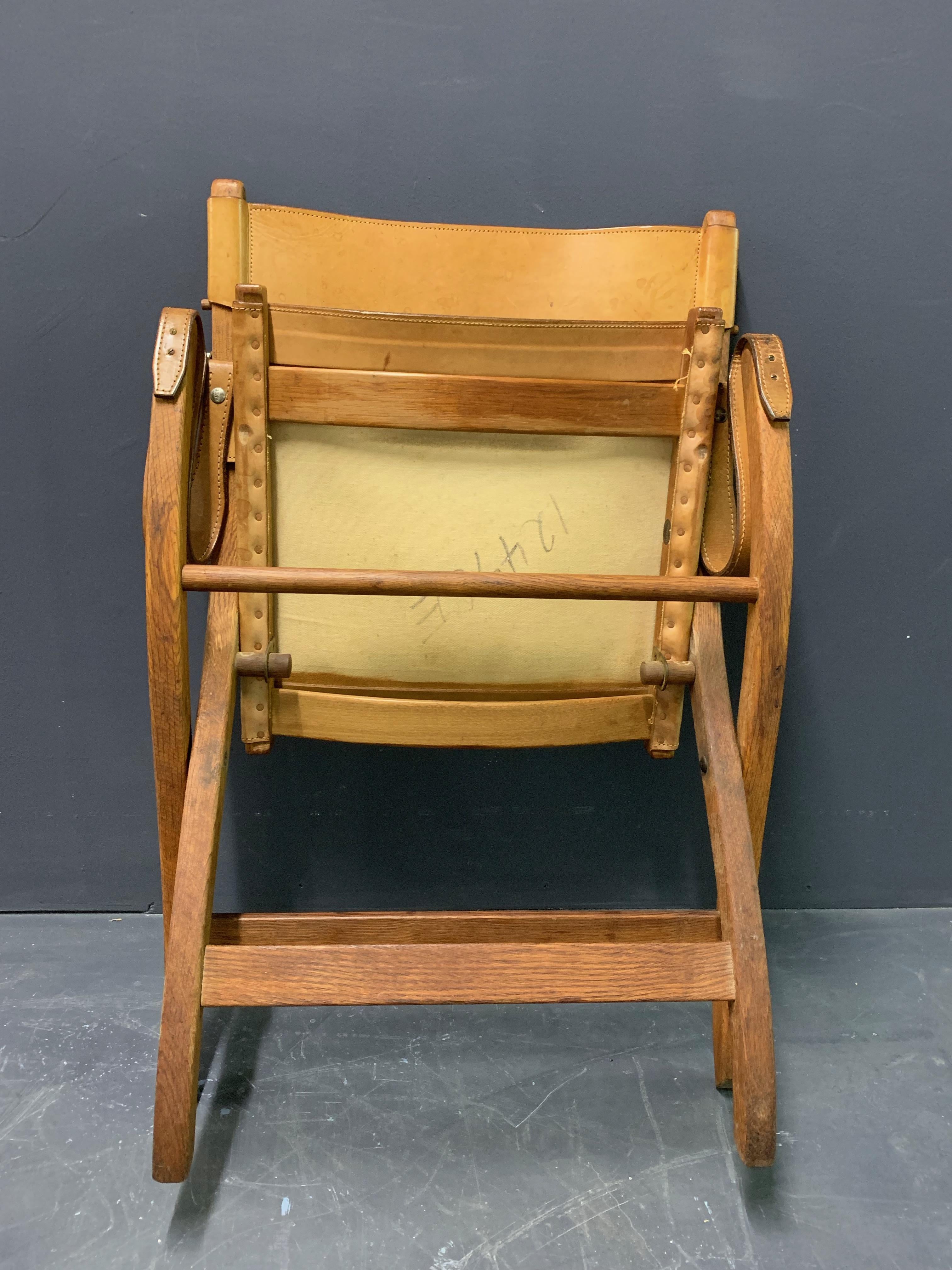 Oak Very Rare Hunting Lounge Chair PH70 by Poul Hundevad