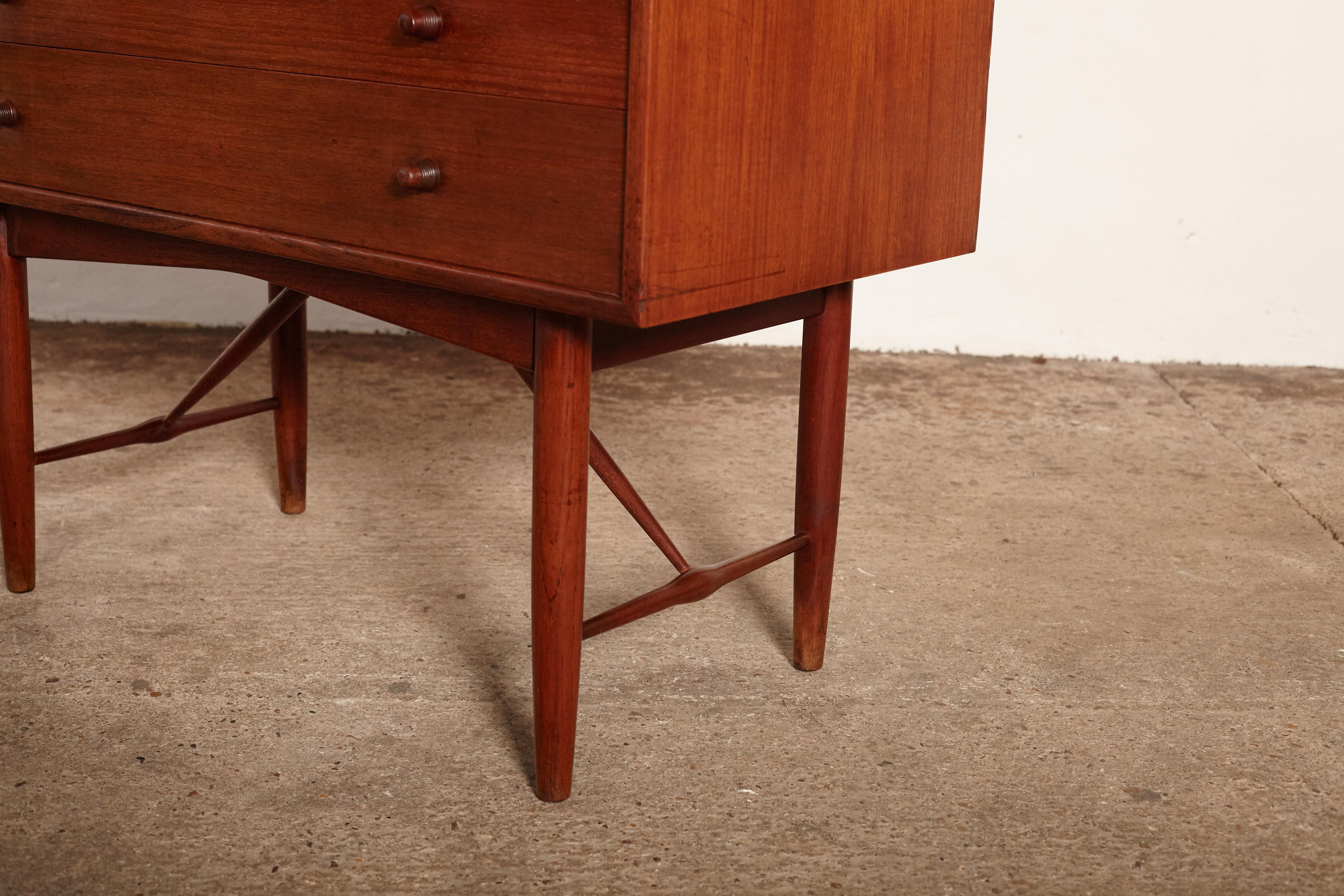 Very Rare Ib Kofod Larsen Secretary Desk / Bureau, PA Pedersen, 1954, Denmark 7