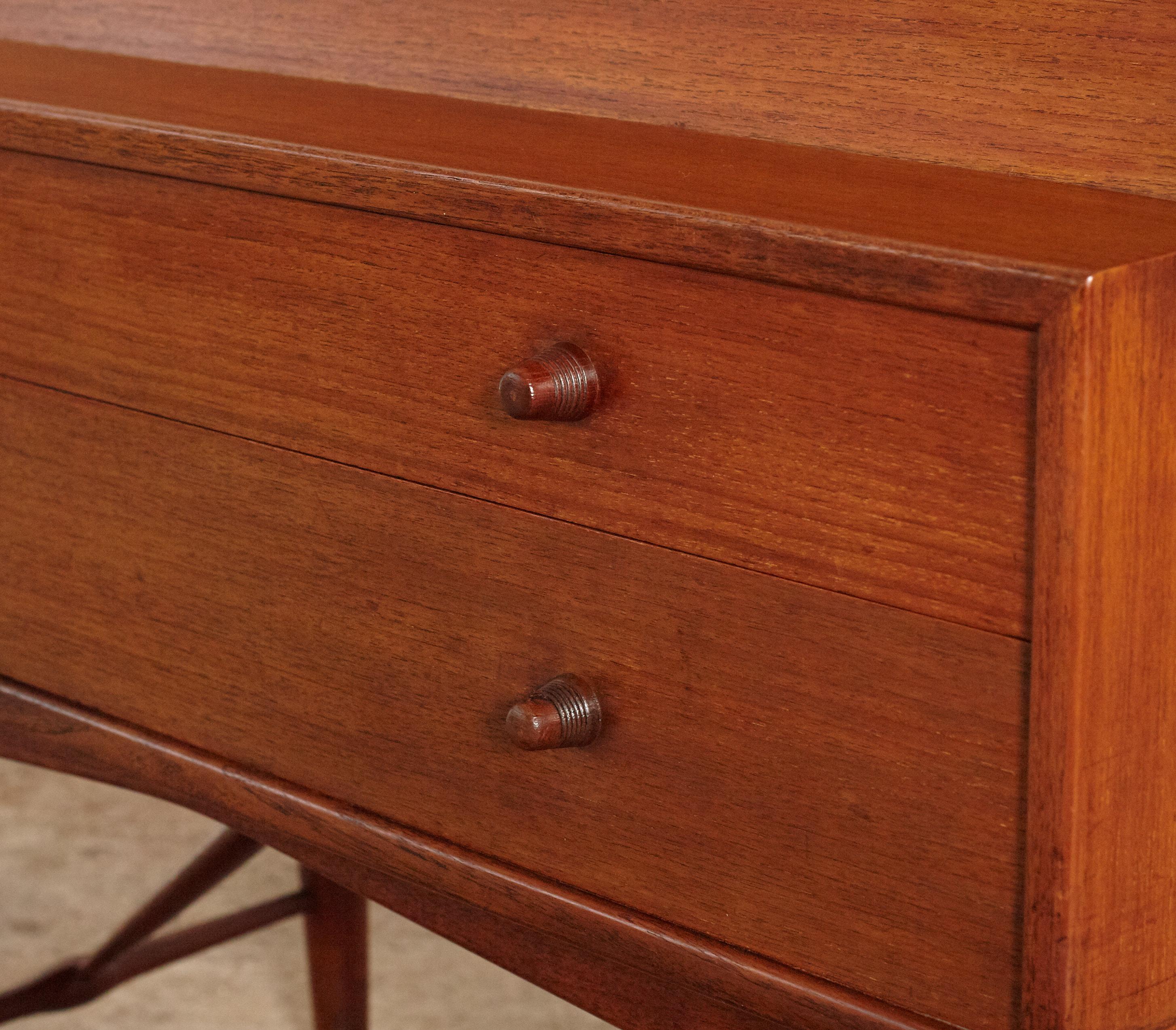 Very Rare Ib Kofod Larsen Secretary Desk / Bureau, PA Pedersen, 1954, Denmark 9