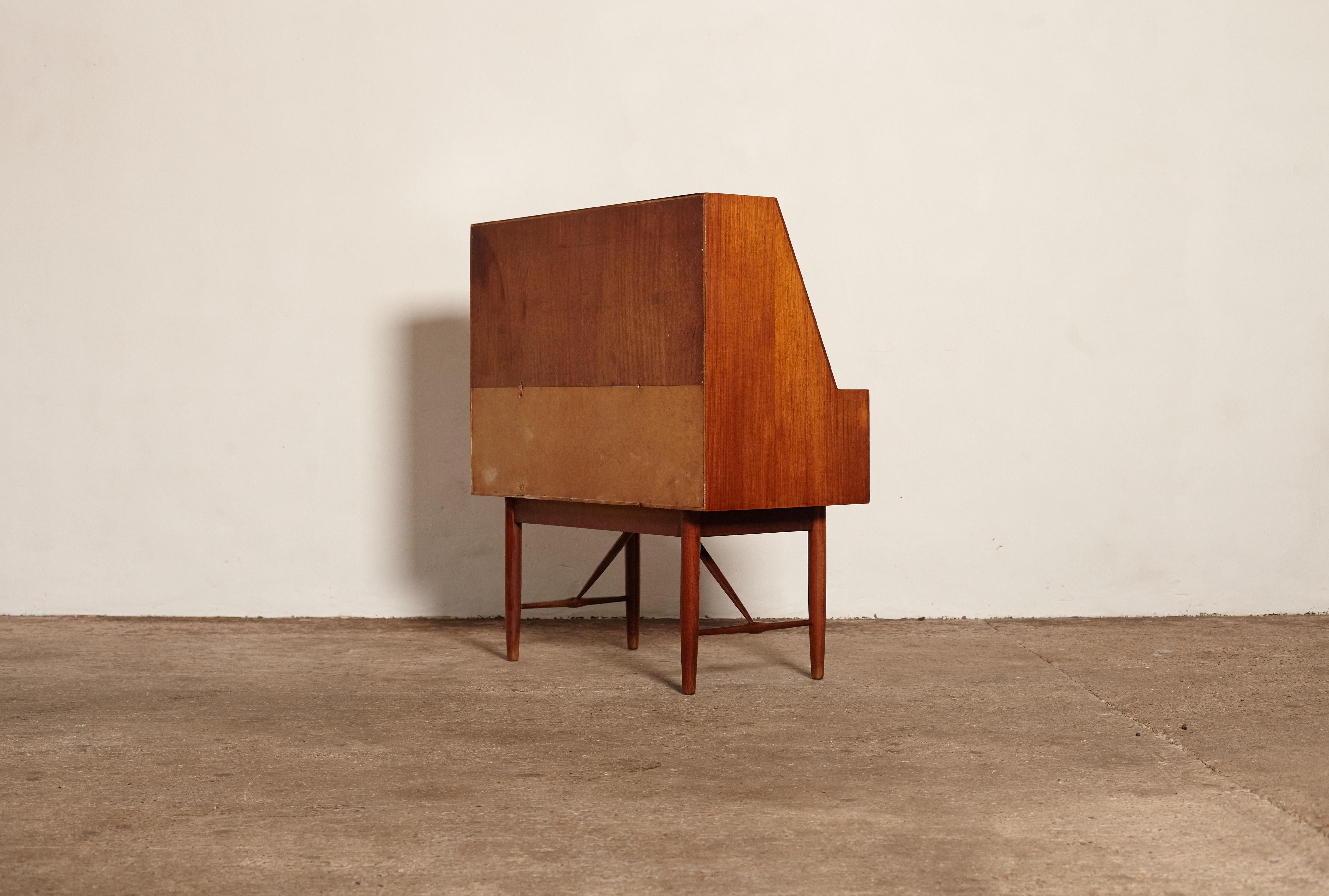 Very Rare Ib Kofod Larsen Secretary Desk / Bureau, PA Pedersen, 1954, Denmark 10