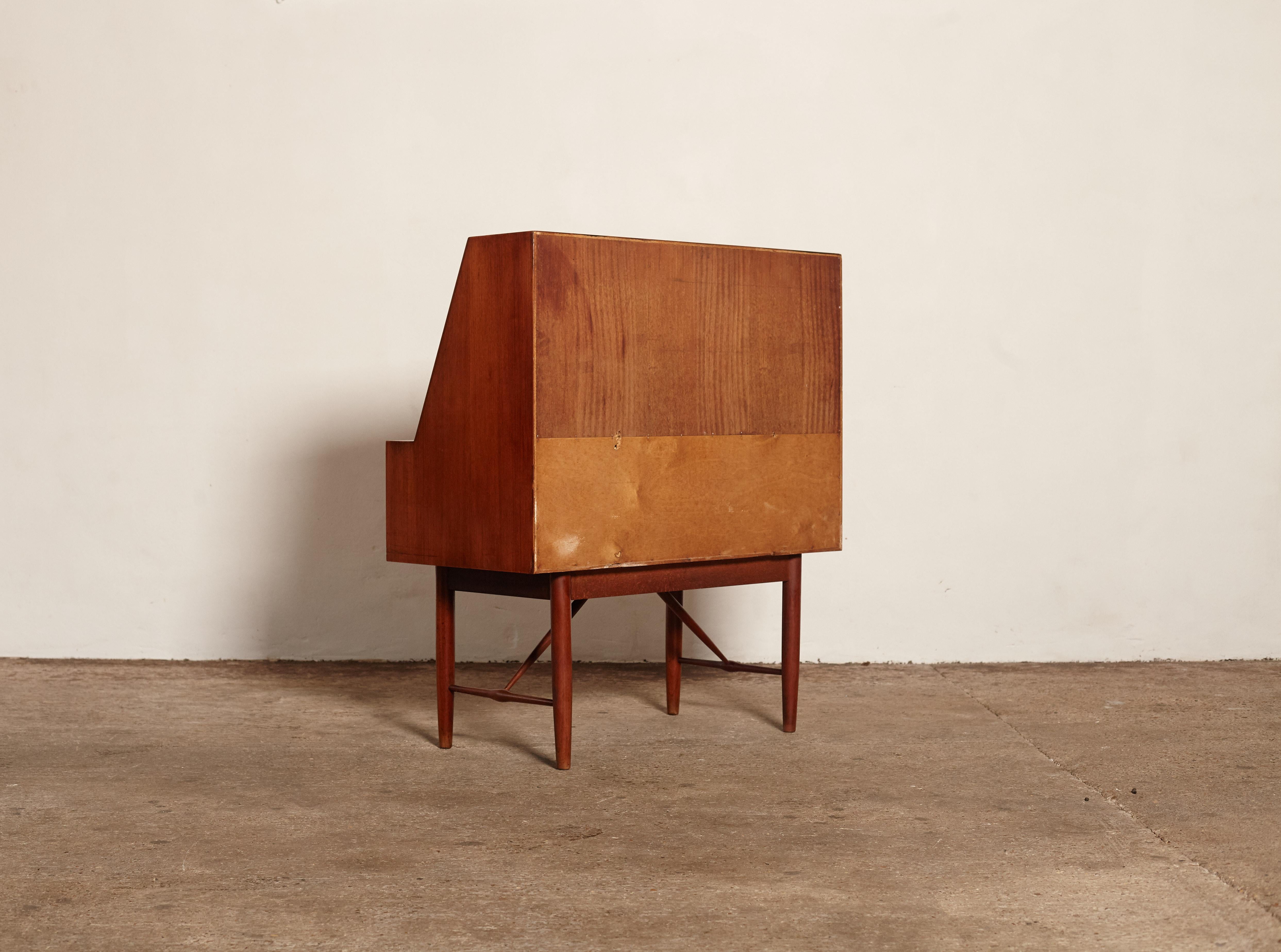 Very Rare Ib Kofod Larsen Secretary Desk / Bureau, PA Pedersen, 1954, Denmark 11