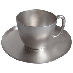 Very Rare Iced Tea Caup and Saucer Made in London in 1892 by Charles Boyton