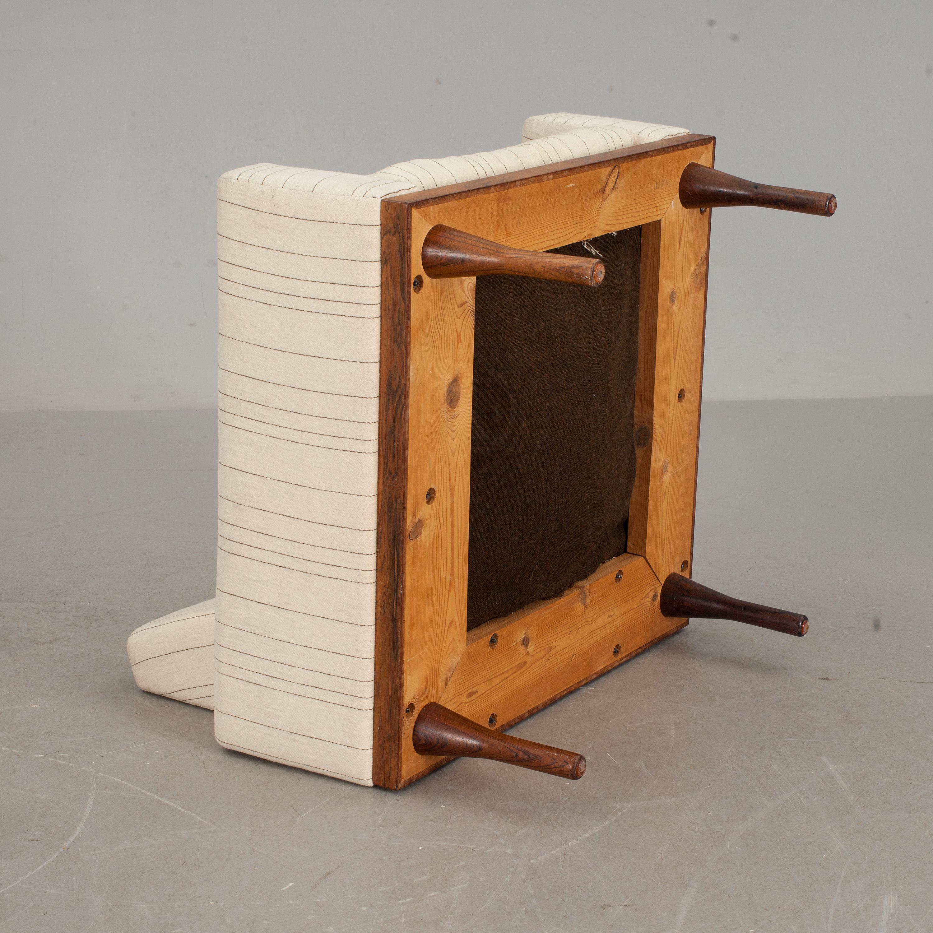 Mid-Century Modern Très rare fauteuil Illum Wikkelsø modèle 