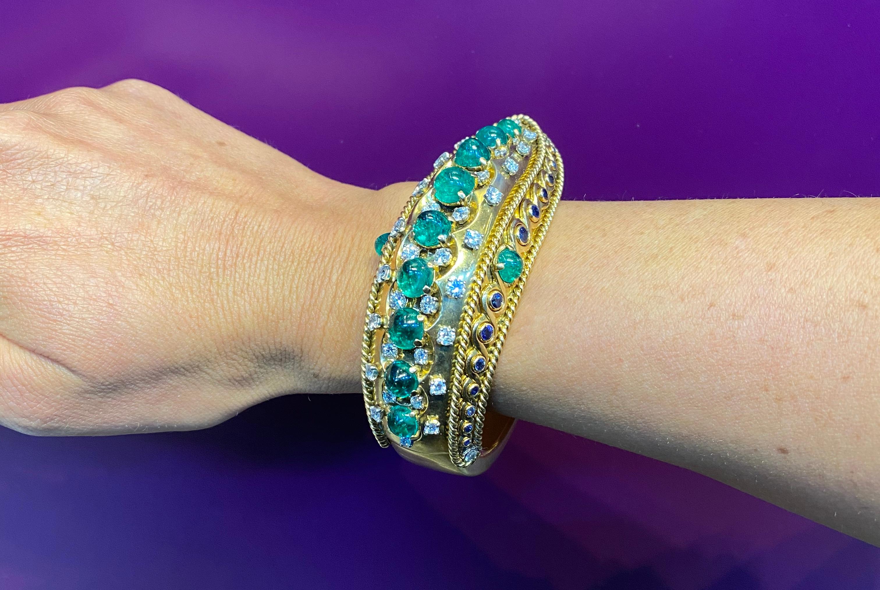 Art Deco Cabochon Emerald Diamond Pendant Necklace – TMW Jewels Co.