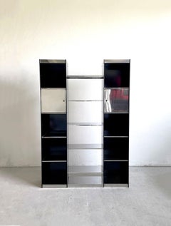 1970's Italian Modernist Bookcase by Cidue