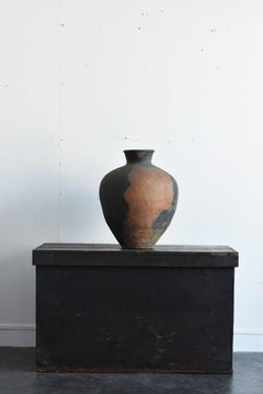 Very Rare Japanese Antique Pottery Vase / Echizen Ware / 1500-1600