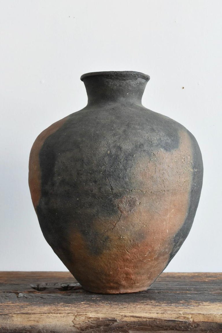 Other Very Rare Japanese Antique Pottery Vase / Echizen Ware / 1500-1600 For Sale