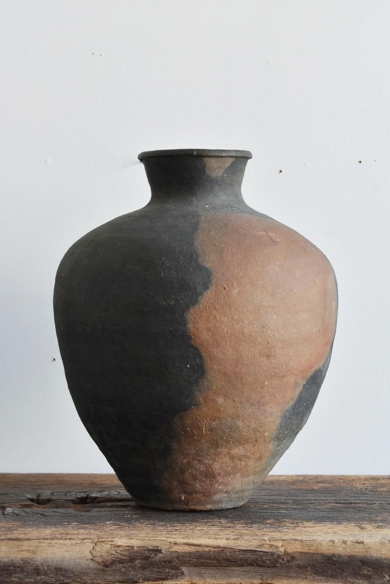 Very Rare Japanese Antique Pottery Vase / Echizen Ware / 1500-1600 In Good Condition In Sammu-shi, Chiba