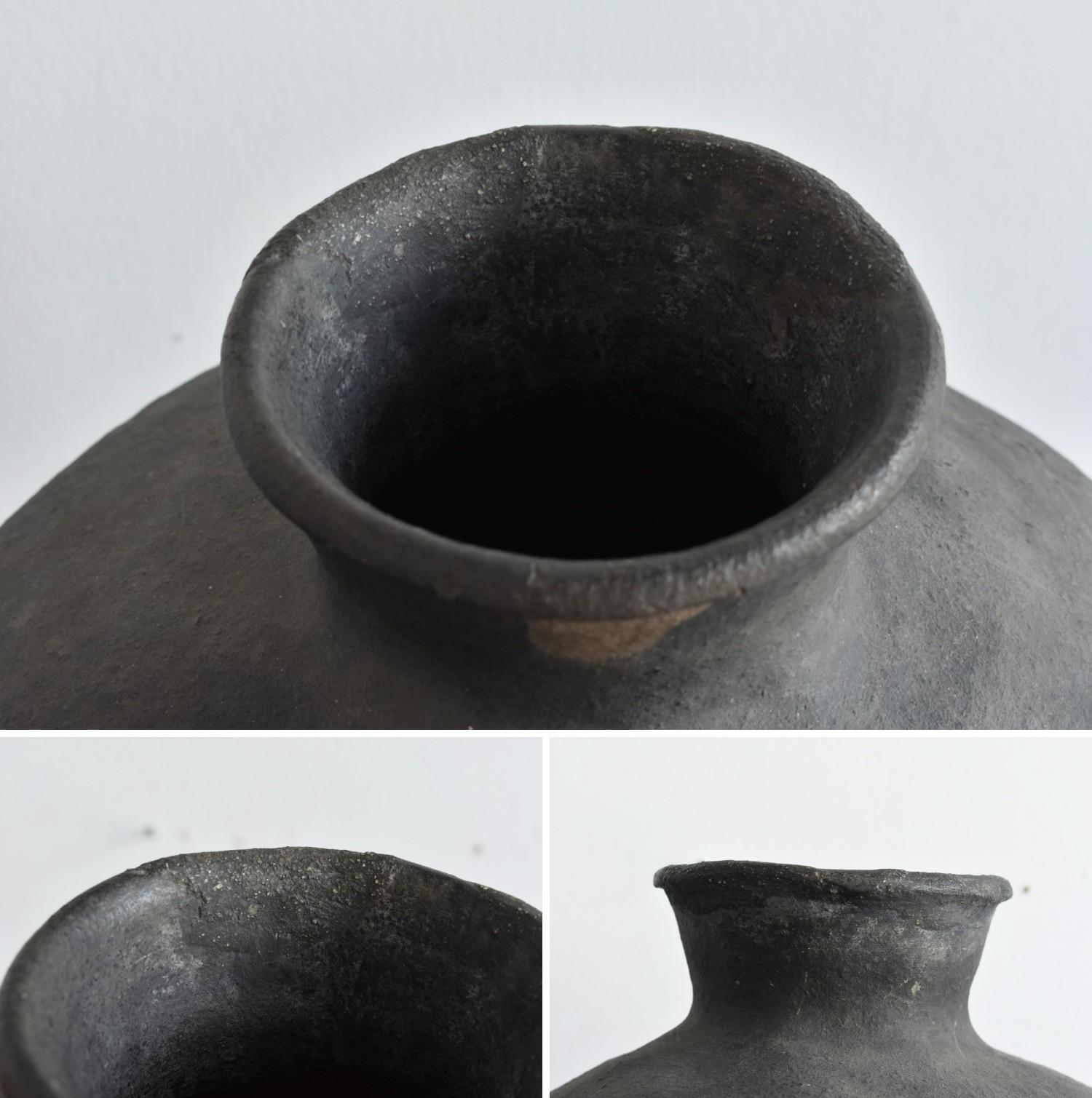 Very Rare Japanese Antique Pottery Vase / Echizen Ware / 1500-1600 1