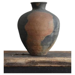 Very Rare Japanese Antique Pottery Vase / Echizen Ware / 1500-1600