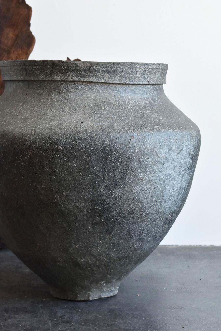 18th Century and Earlier Very Rare Japanese Big Antique Jar / 1400-1450 / Big Vase/Wabi-Sabi Jar